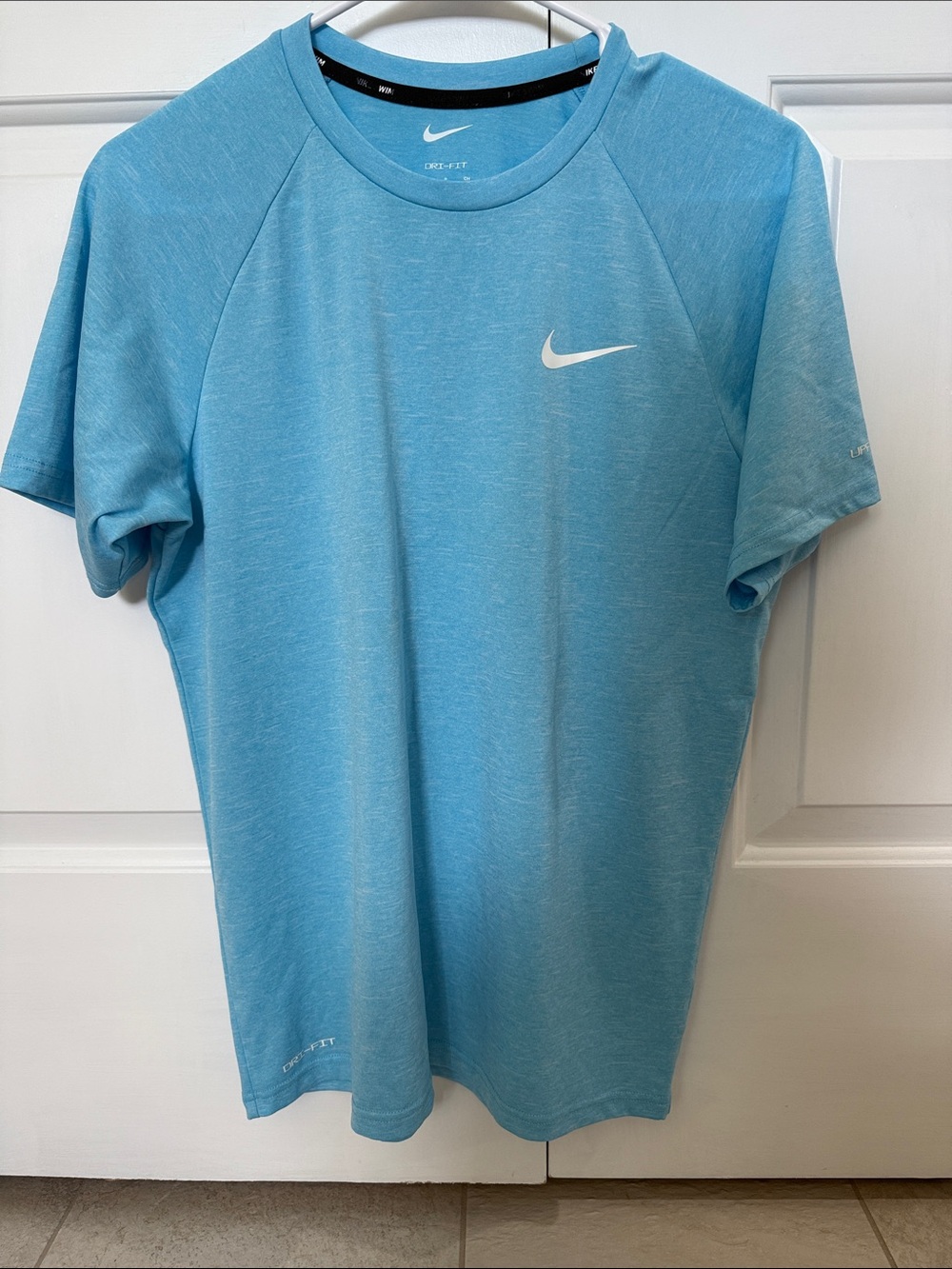Nike Men’s Light Blue Dri-FIT Swim T